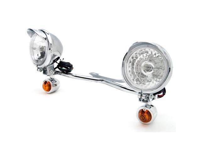 Chrome LED Turn Signals For Harley Davidson Dyna Glide Fat Bob Street Bob