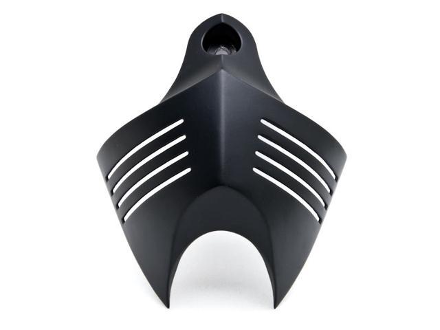 Krator Black Big Twin Horn Cover Stock Cowbell Horns For 1992-1995 Harley Davidson Motorcycles