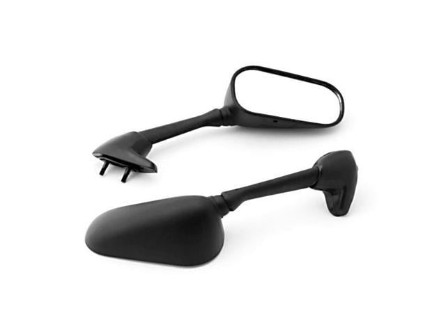 Black Replacement Motorcycle Mirrors Left Right Compatible With 1998 Yamaha Yzf R1 Newegg Com