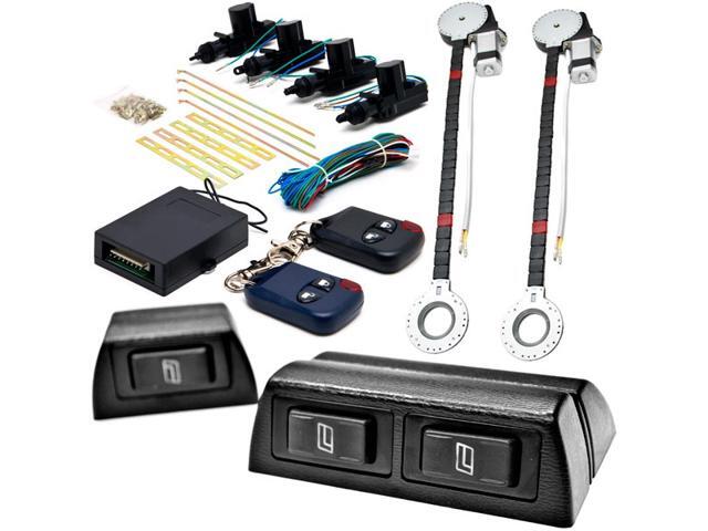 2x Door Car Power Window Keyless Door Unlock Kit For Cadillac