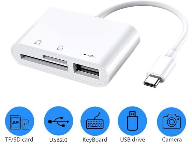 USB C SD Card Reader USB C Camera Memory Card Reader Type C Micro SD Card Adapter For New 