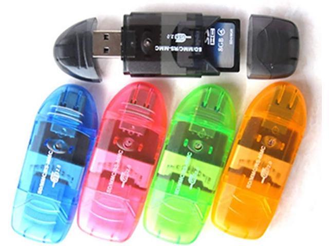 Mini Durable Micro USB 2.0 Memory Card Reader Writer Adapter for SD MMC RS US 