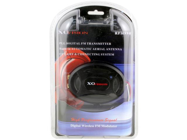 XO VISION RFM998 PLL Digital FM Transmitter (Black) - New - Newegg.com