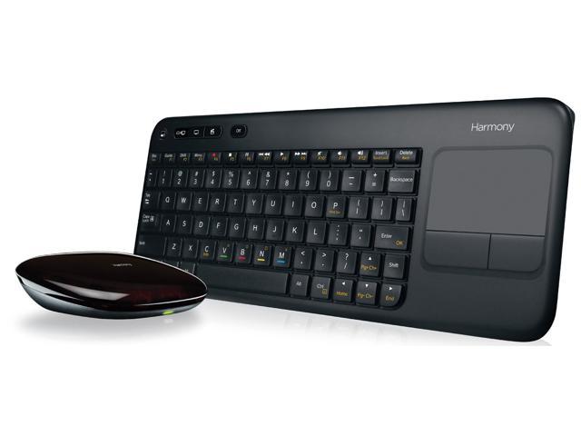 LOGITECH HARMONY 915-000225 8-Device Smart Keyboard for Living Room Control (Black)
