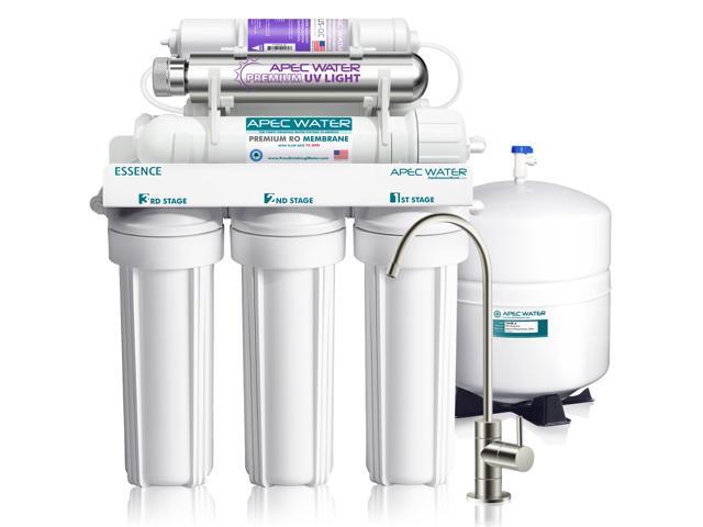 75 Gallon Per Day White Ukoke RO75G 6 Stages Reverse Osmosis Water Filtration NSF Certified Sink pH+ Alkaline Remineralizing RO Filter /& Softener System