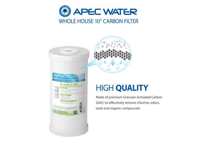 APEC 10 Whole House High Flow GAC Carbon Replacement Water Filter (FI-CAB10-BB) - Newegg.com