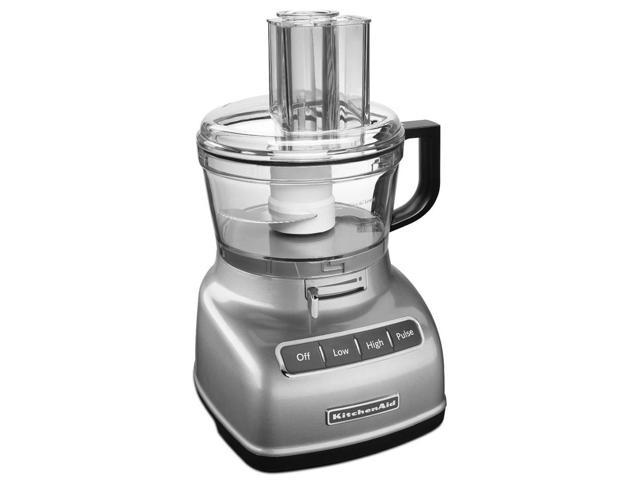 KitchenAid KFP0933CU 9-cup Food Processor with ExactSlice System, Contour Silver