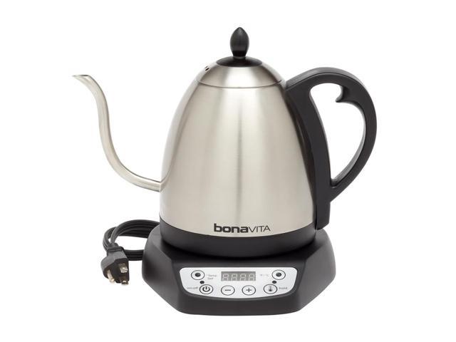 bonavita 1.7 l stainless steel variable temperature electric gooseneck kettle