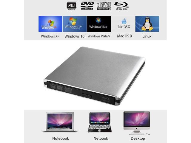 External Usb 3 0 Blu Ray Player Dvd Cd Burner Super Drive For Apple Macbook Pc Newegg Com