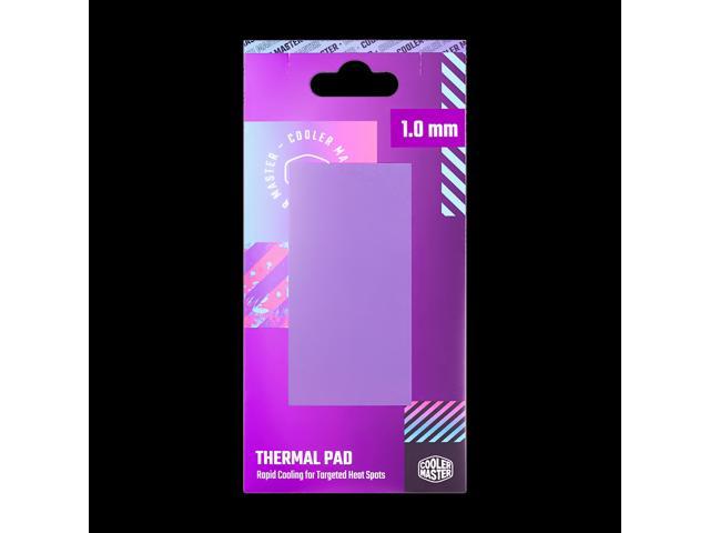 Cooler Master Thermal Pad (1.0mm Thickness) - 13.3w/mK, 95 x 45 mm, High Thermal Conductivity, Rapid Cooling for Targeted Heat Spots