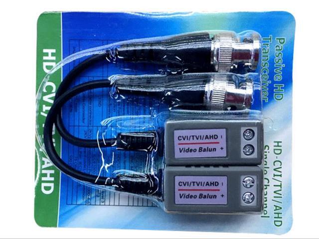 10X Passive HD Transceiver HD-CVI TVI AHD Single Channel Video Balun For Camera