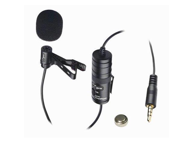 Canon Vixia Hf R700 Camcorder External Microphone Vidpro Xm L Wired Lavalier Microphone Audio Cable Transducer Type Electret Condenser Newegg Com