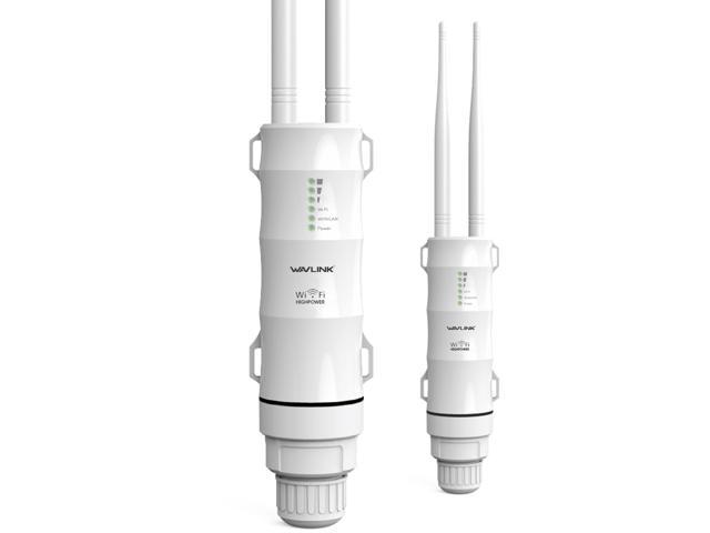 Wavlink N300 High Power Outdoor Weatherproof Wifi Repeater/ Range Extender / Access Point / Router / WISP 2.4GHz 300Mbps 1000mW Omnidirectional Antenna, Passive POE,15KV ESD, 4KV Lighting Protection