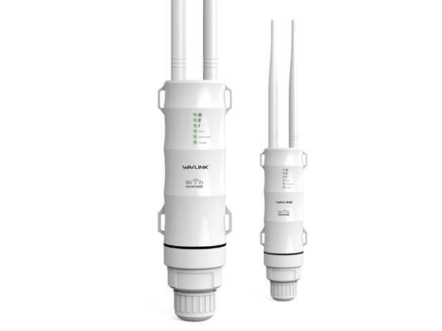 Wavlink AC600 High Power Outdoor Wireless WIFI Router/AP Repeater, 2.4GHz 150Mbps + 5GHz 433Mbps Outer Detachable Antenna outdoor Wireless Repeater Dual Band AC600 outside Repeater Router POE