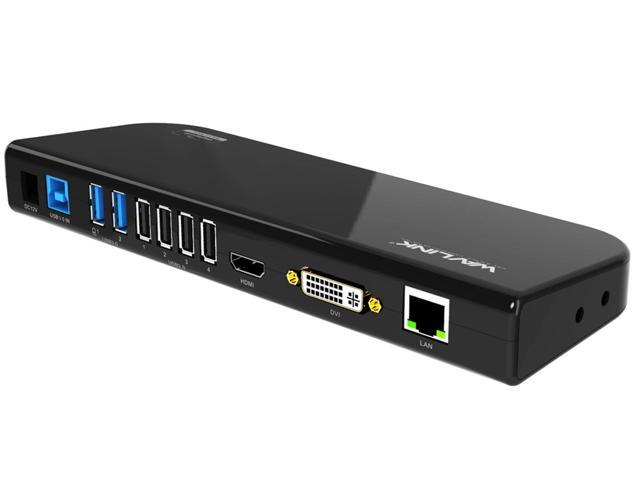 6 USB Ports for Windows Audio Gigabit Ethernet Chromebooks Wavlink USB