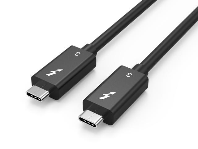 Wavlink Passive 40Gbps Thunderbolt 3 USB C Cable 2.3 Feet Support 100W Charging and 4K @ 60Hz Video Resolution Not Compatible with USB-C Ports Without The Thunderbolt Logo Thunderbolt 3 Certified 