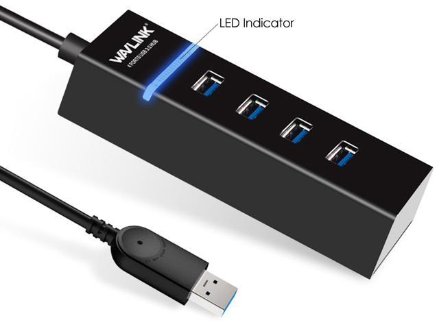 Wavlink Usb 3 0 Hub With 4 Ports And Led Indicator Super Speed Usb