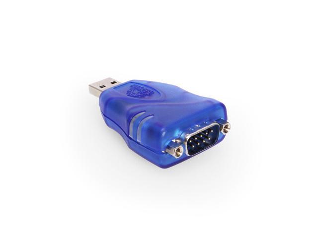 USBGear USB to Serial Adapter RS-232 Cable DB-9 Male for Windows and Mac