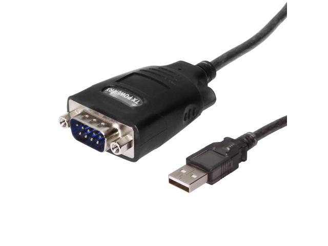 Coolgear 72in. USB to RS-232 Serial DB9 Adapter w/ Prolific Chip (Pl-2303HX)