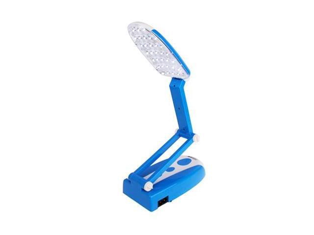 Led 636 31 Rechargeable Folding Desk Lamp Blue Newegg Com