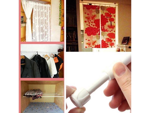 55 90cm Extendable Window Curtain Telescopic Rod Shower
