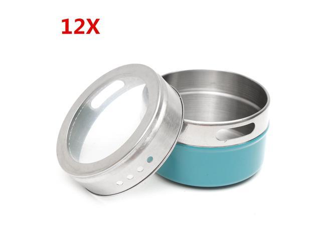 spice tins with clear lids