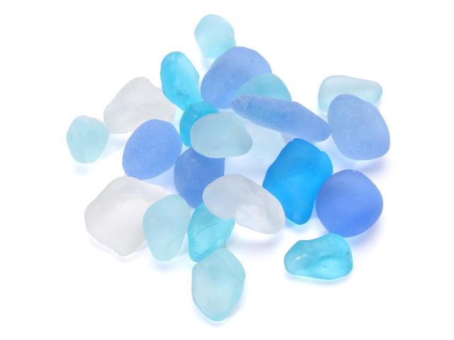 20pcs Sea Beach Glass Beads Jewelry Vase Aquarium Fish Tank