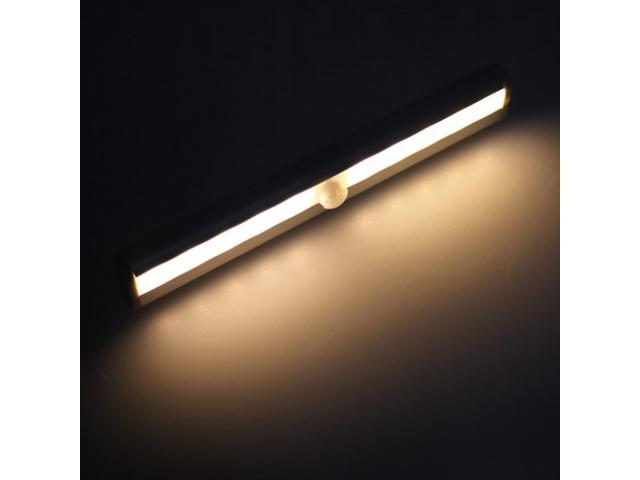 14 LED Portable Motion Sensor Closet Light Night Cabinet Battery Powered Lamp US