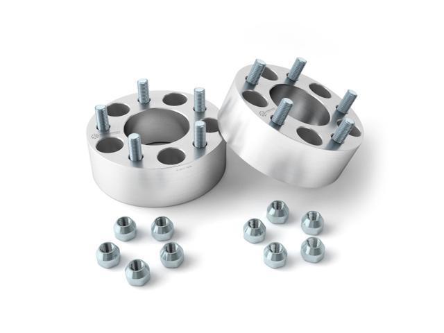 4 Ford 5x135 Billet Wheel Spacers Adapters fits 5 lug 1.5 inch thick 14x2 studs