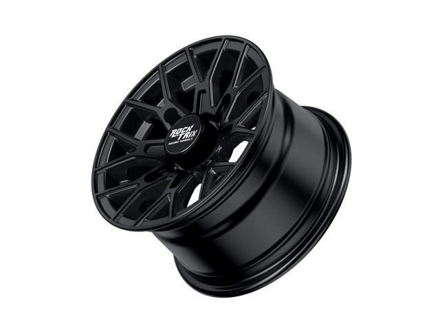 RockTrix RT104 14in ATV Wheels Rims 14x7 Matte Black, 4x156 Bolt ...