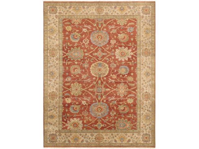 Pasagad Sultanabad Collection Hand Knotted Lamb S Wool Area Rug 9 8 X 10 0 Newegg Com
