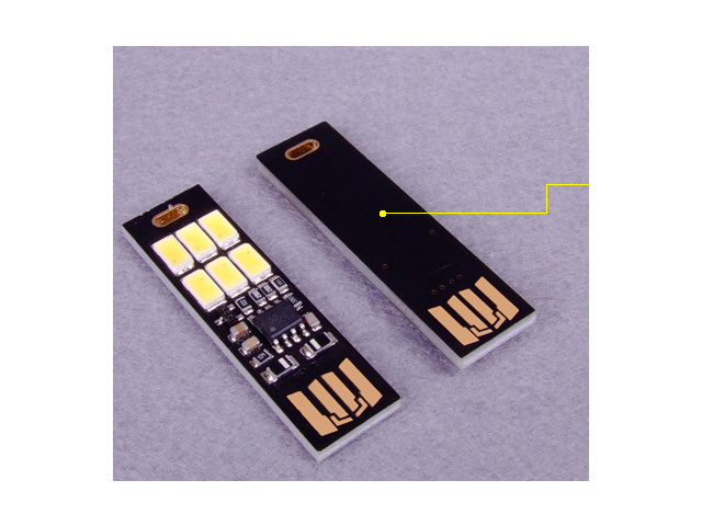 Portable 1W white mini touch switch usb power led light night read lamp bulb ^P