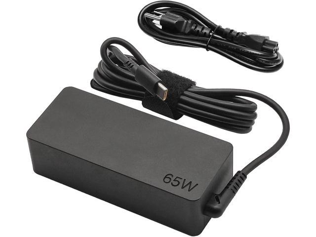 65W USB-C AC Charger for Lenovo ThinkPad T580 T580s T480 T480s T470 T470s T490 T490S T590 E480 E580 E585 L480 L580 X270 X280 X380 Laptop with 7.5Ft Type C Charging Cable Power Supply Adapter Cord