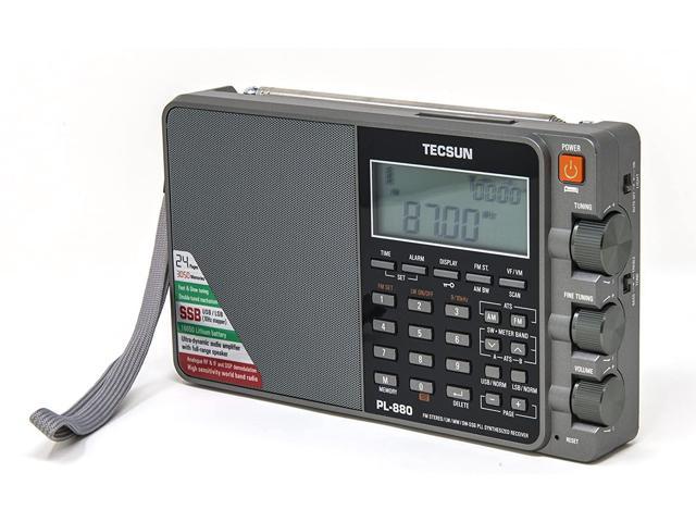 tecsun pl880 portable digital pll dual conversion am/fm, longwave