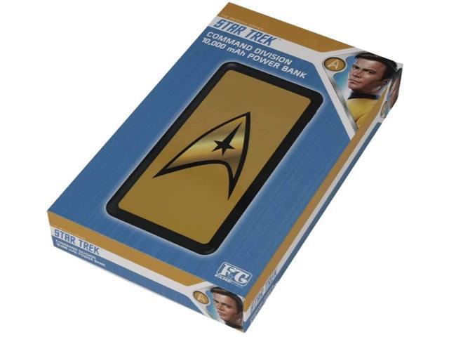 Star Trek Slim 10,000mAh Power Bank With TOS Command Logo 2.1A & 1A USB 