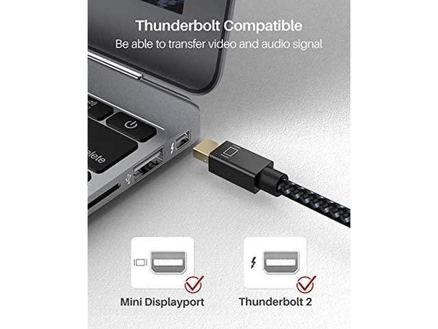 iVANKY Mini DisplayPort auf HDMI Adapter 4K Nylon Thunderbolt HDMI...✅ 