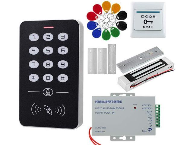 Full RFID Door Access Control System Kit Set Electric Magnetic Lock 