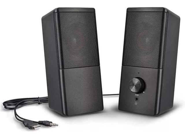 Wired Speaker Volume and Bass Independent Adjustment TV Laptop for Cellphone Desktop Jimfoty Subwoofer