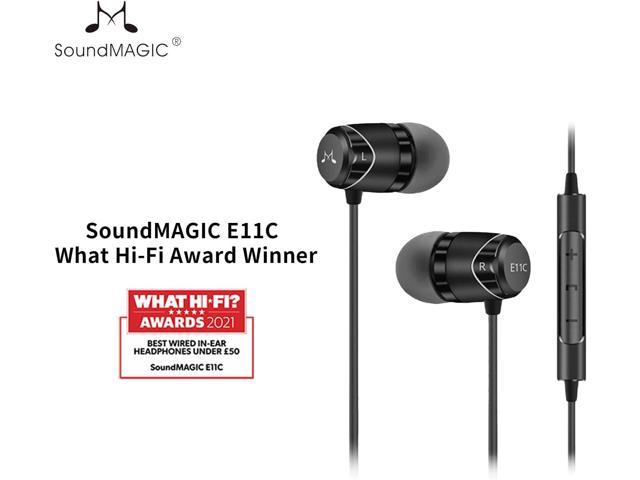 SoundMAGIC E11C Wired Earbuds with Microphone HiFi Stereo