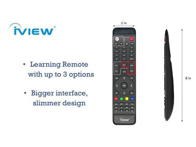 Analog to Digital USB New Firmware QAM Tuner A/V IVIEW-3500STBA III Channel 3/4 HDMI ATSC Digital Converter Box with Recording and Media Player Learning Remote 