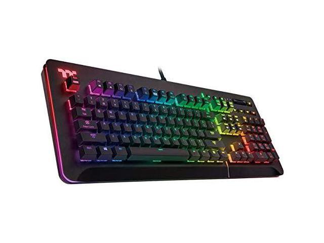 Thermaltake Level 20 RGB Mechanical Gaming Keyboard Cherry MX Speed Silver,  16.8M Color RGB, Alexa Voice Control & Razer Chroma Sync Compatible,