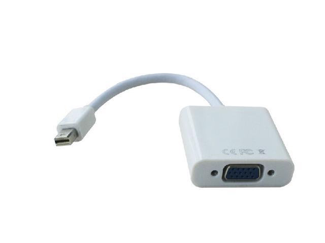 1080p Hd Mini Dp Displayport Male To Vga New White Mini