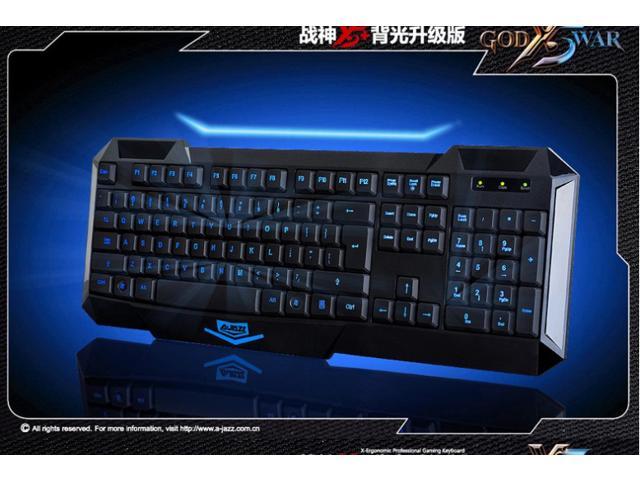 blue light gaming keyboard