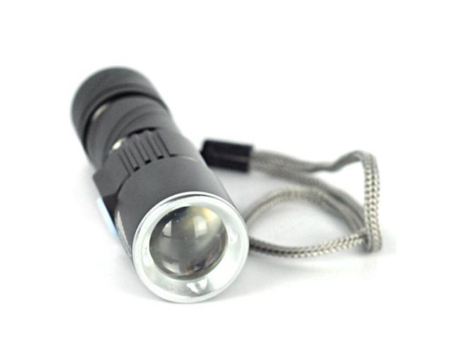 Camo Mini Q5 2000 Lumen LED Three Mode Zoomable Flashlight Torch Light Lamp DIY 
