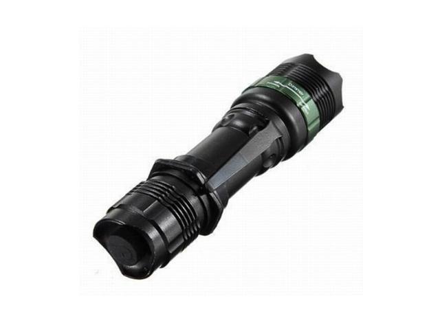 Tactical XPG-Q5 LED Zoom Flashlight Hunting Lamp Weaver Picatinny Mount 16340 
