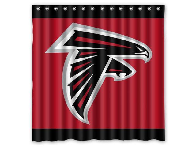 Atlanta Falcons Nfl Design Polyester Fabric Bath Shower Curtain 180x180 Cm Waterproof And Mildewproof Shower Curtains Pattern01 Newegg Com