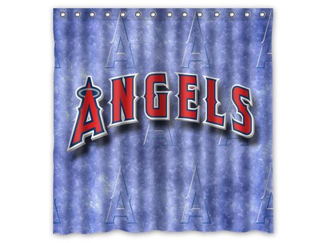 Los Angeles Angels Of Anaheim 03 Mlb Design Polyester Fabric Bath