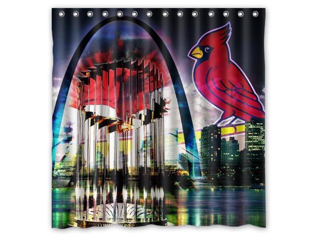 St Louis Cardinals 03 Mlb Design, St Louis Cardinals Shower Curtain Set