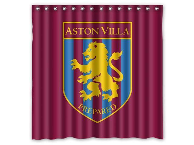 Aston Villa Fc 02 Design Polyester Fabric Bath Shower Curtain 180x180 Cm Waterproof And Mildewproof Shower Curtains Newegg Com