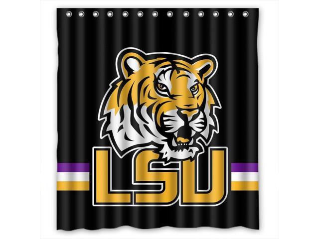 Lsu Tigers Design 66x72 Inch Bath Shower Curtains Newegg Com